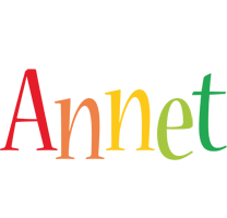 Annet birthday logo