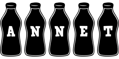 Annet bottle logo