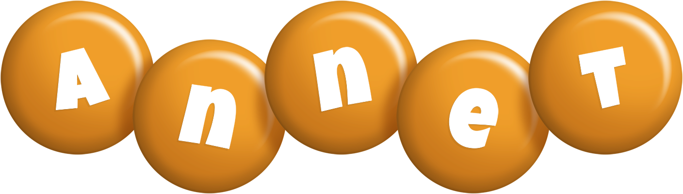 Annet candy-orange logo