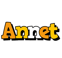 Annet cartoon logo