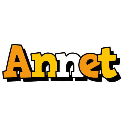 Annet cartoon logo