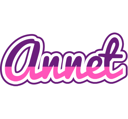 Annet cheerful logo
