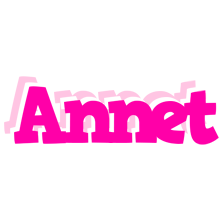 Annet dancing logo