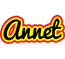 Annet flaming logo