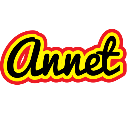 Annet flaming logo