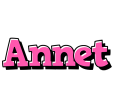 Annet girlish logo