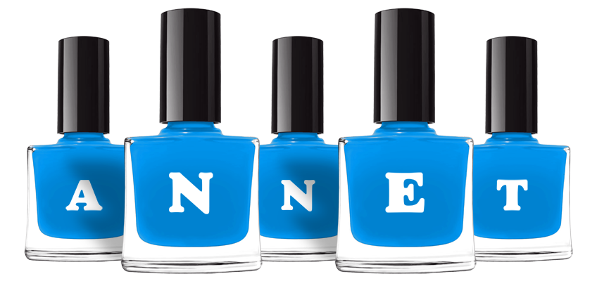Annet glossy logo