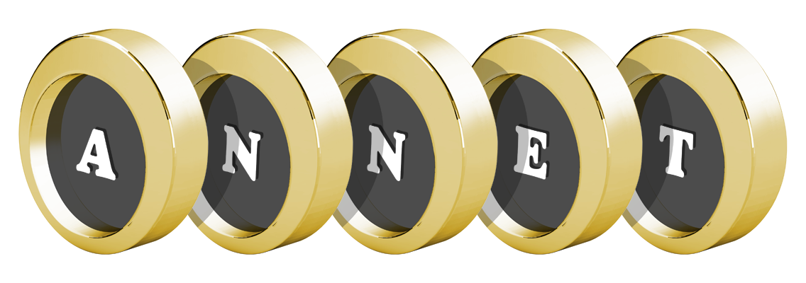 Annet gold logo