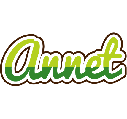 Annet golfing logo