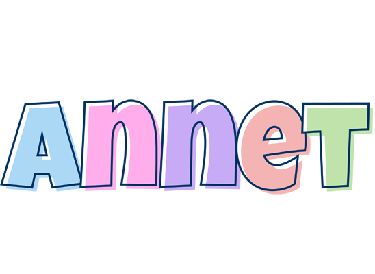 Annet pastel logo