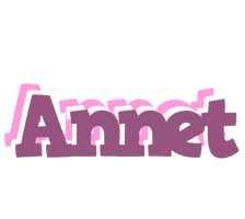 Annet relaxing logo