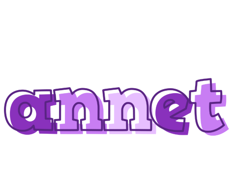 Annet sensual logo