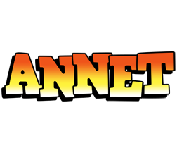 Annet sunset logo