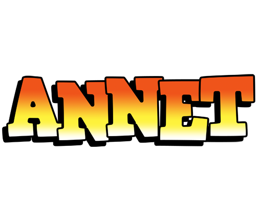 Annet sunset logo