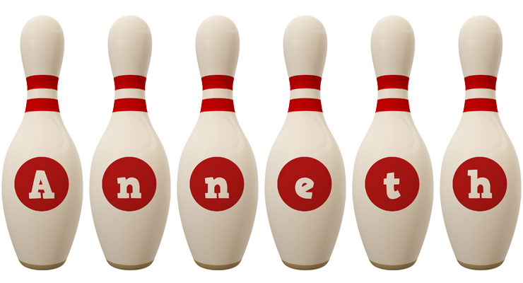 Anneth bowling-pin logo