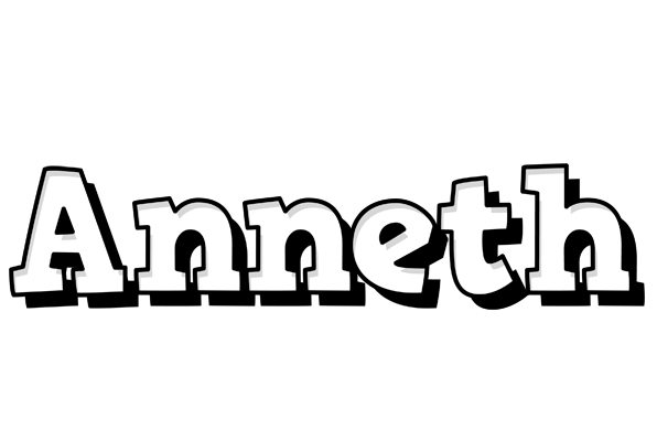 Anneth snowing logo