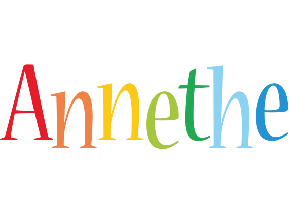 Annethe birthday logo