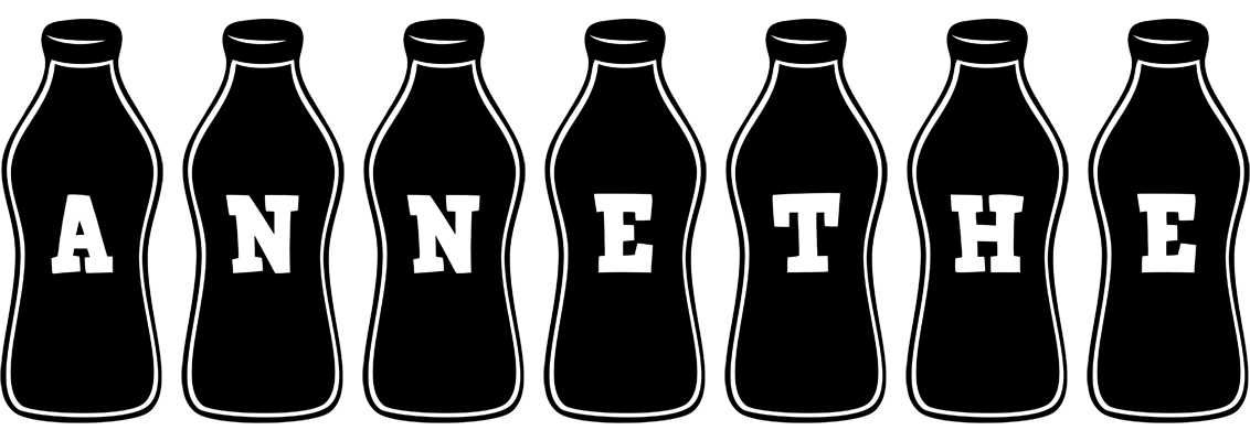 Annethe bottle logo
