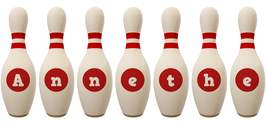 Annethe bowling-pin logo