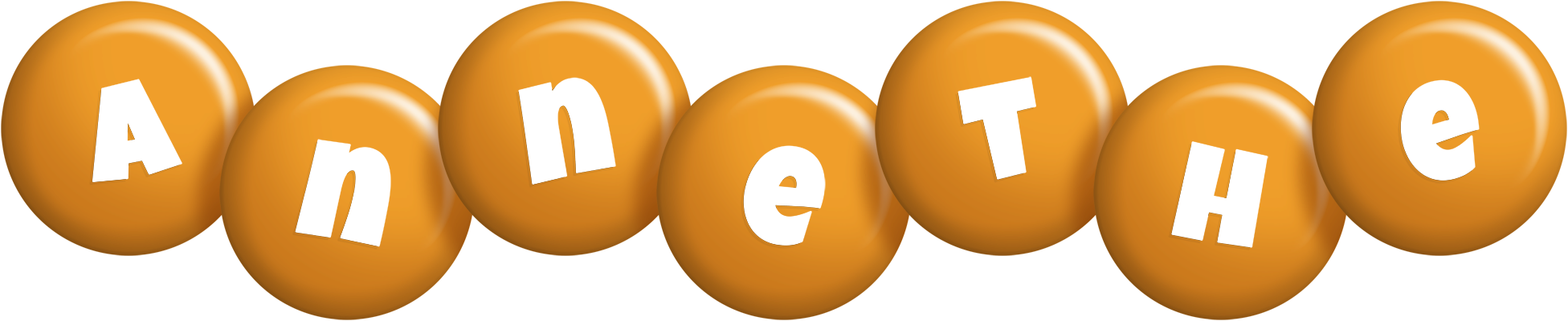 Annethe candy-orange logo
