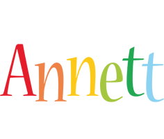 Annett birthday logo