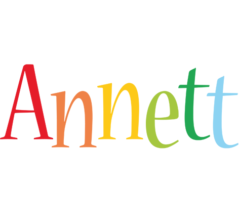 Annett birthday logo