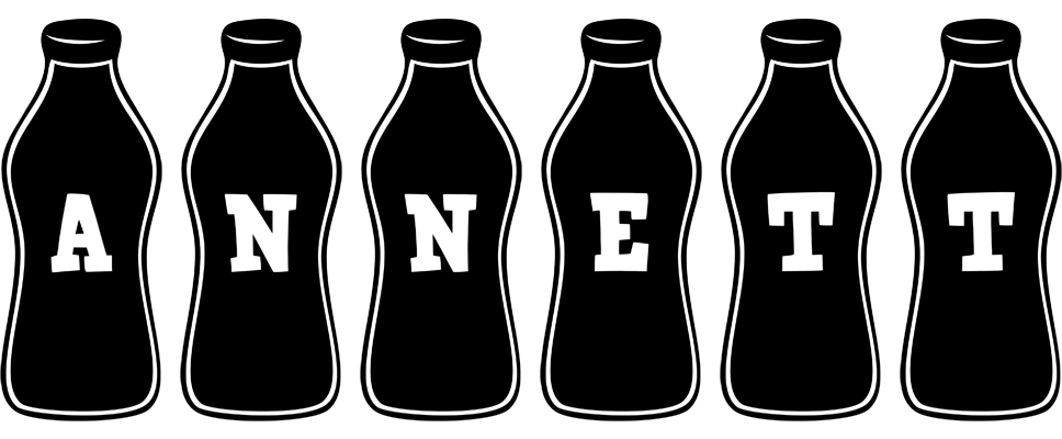Annett bottle logo