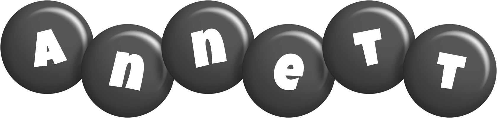 Annett candy-black logo