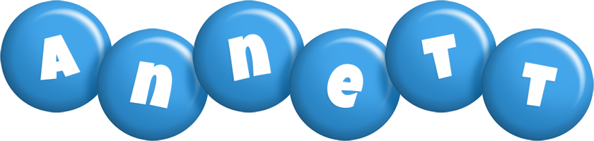 Annett candy-blue logo