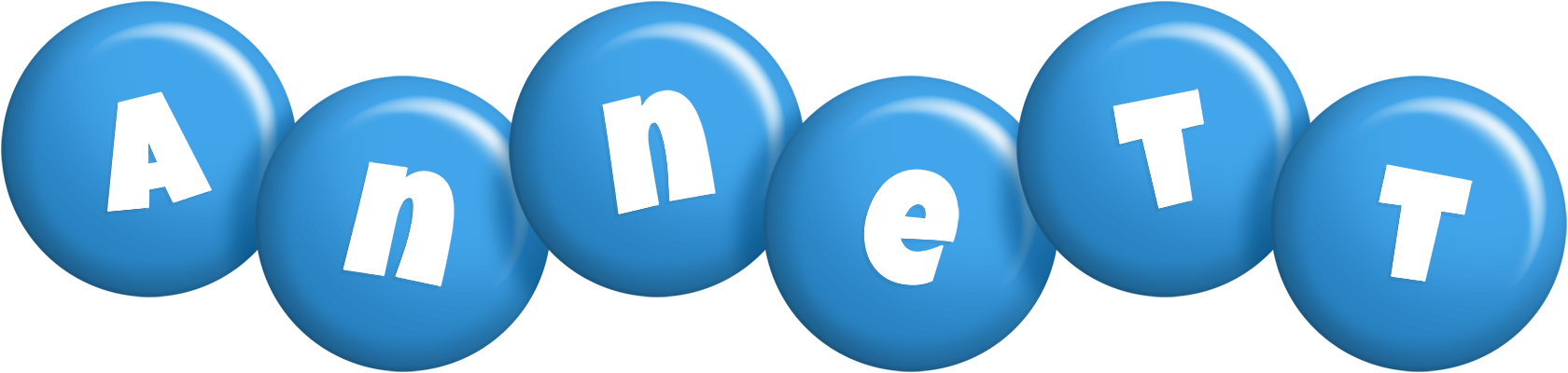 Annett candy-blue logo