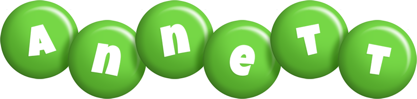 Annett candy-green logo