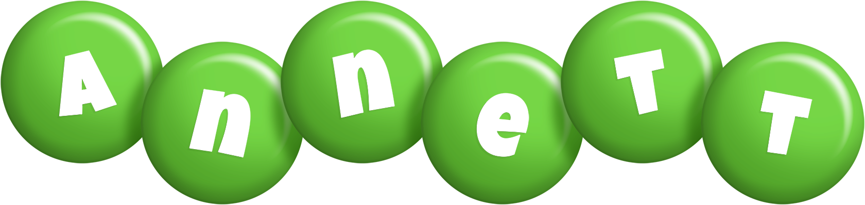Annett candy-green logo