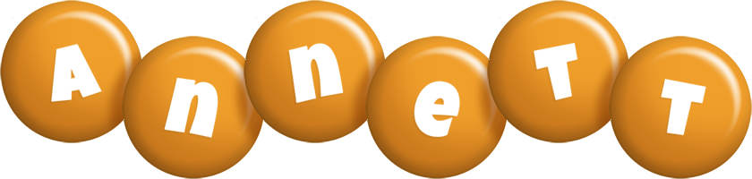 Annett candy-orange logo