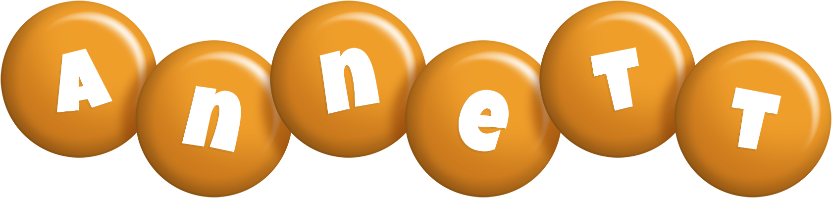 Annett candy-orange logo