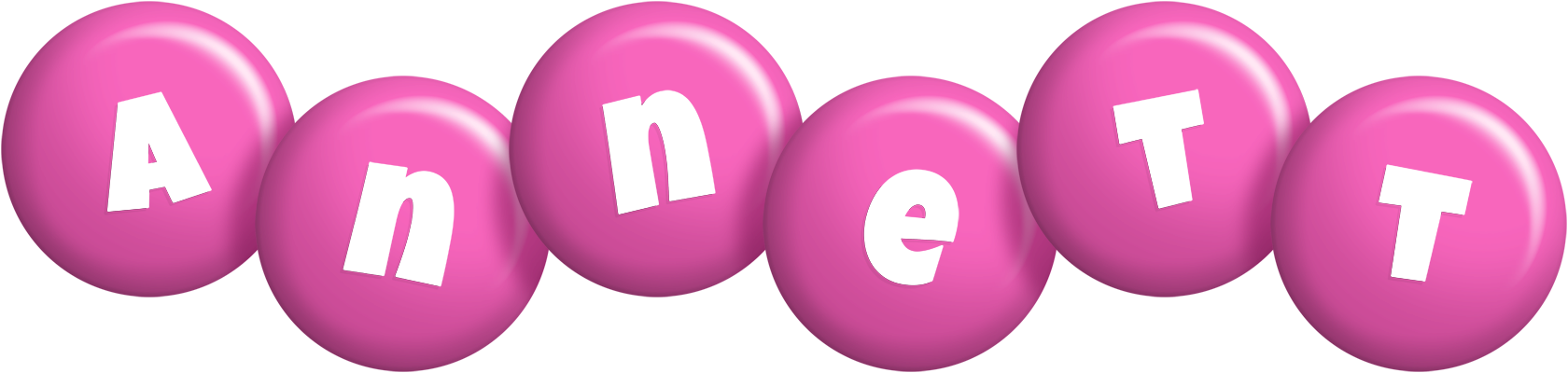 Annett candy-pink logo