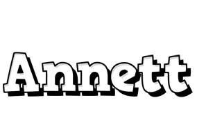 Annett snowing logo