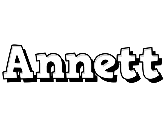 Annett snowing logo