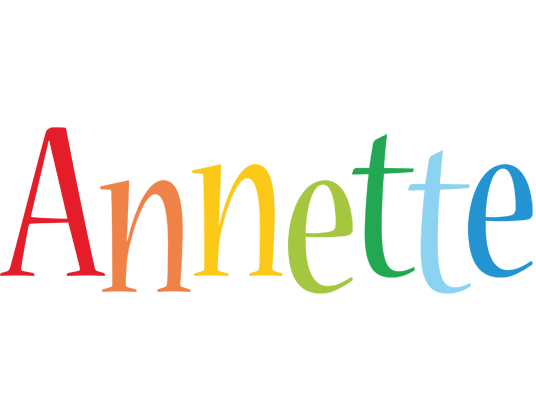 Annette birthday logo