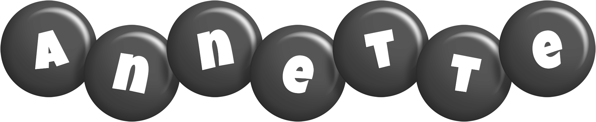 Annette candy-black logo