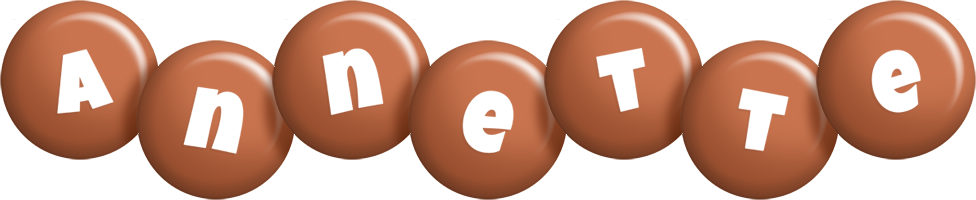 Annette candy-brown logo