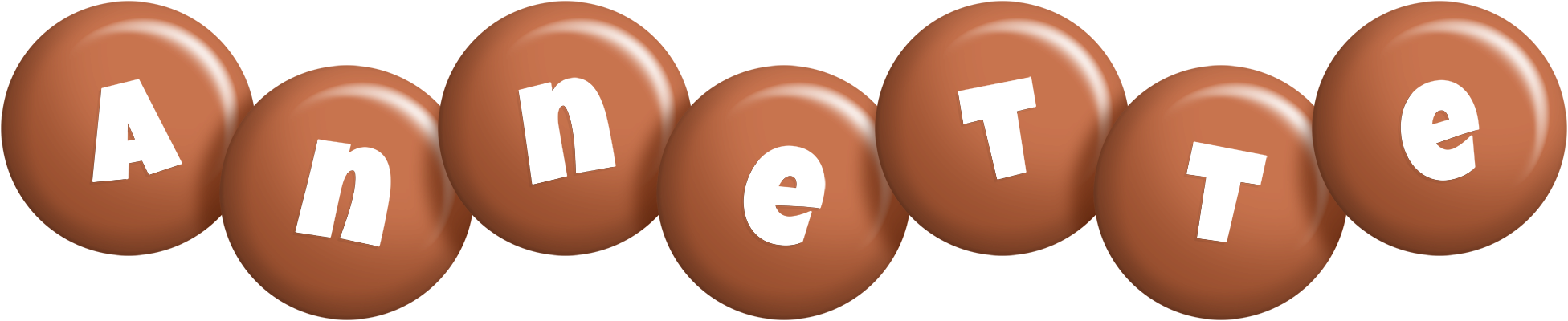 Annette candy-brown logo