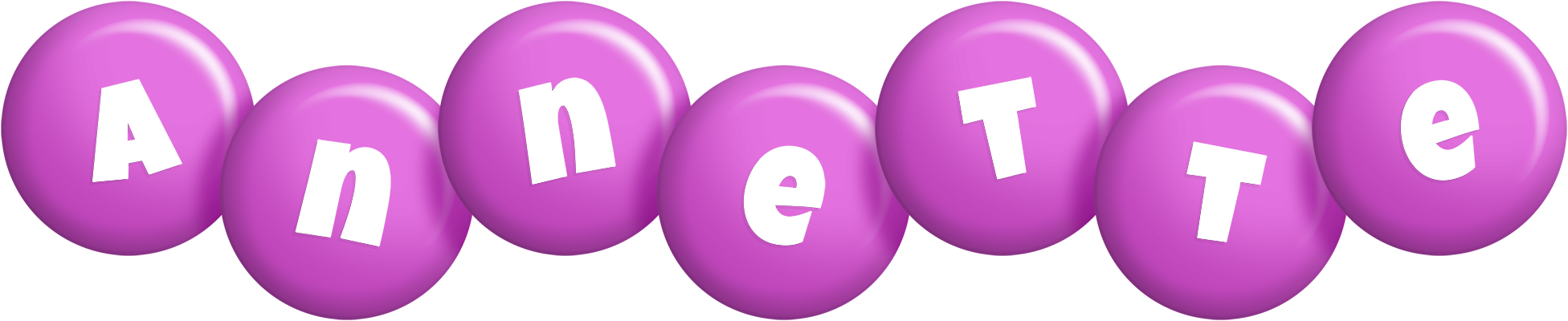 Annette candy-purple logo