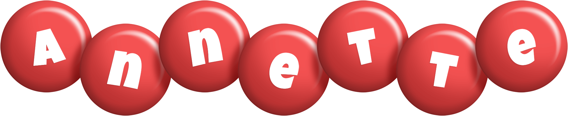 Annette candy-red logo