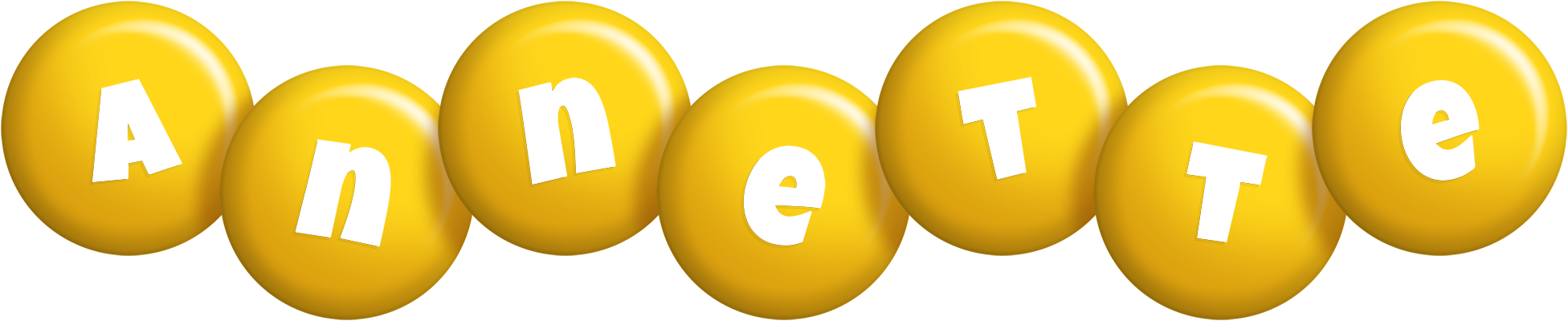 Annette candy-yellow logo