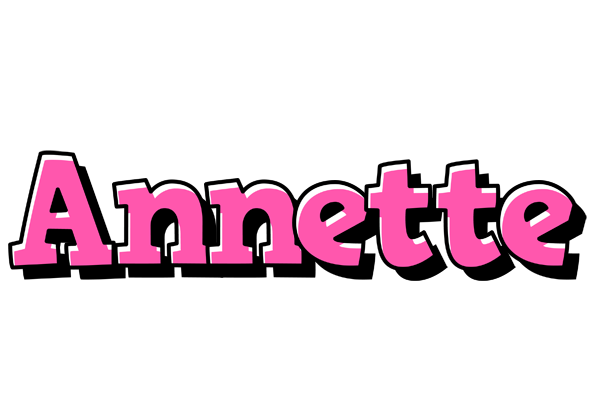 Annette girlish logo