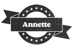 Annette grunge logo