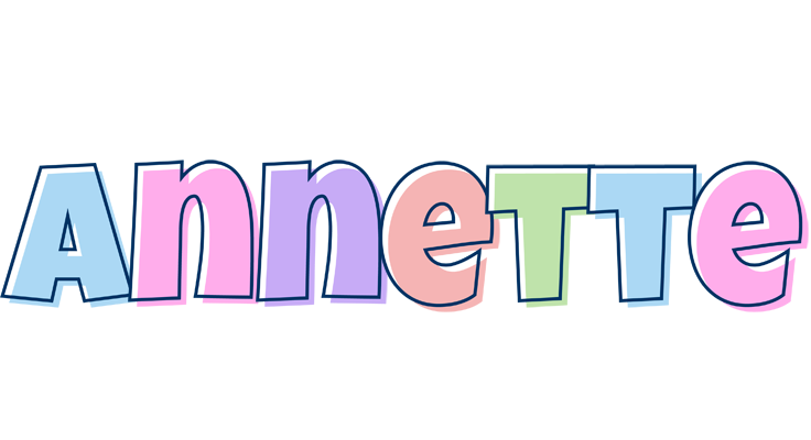 Annette pastel logo