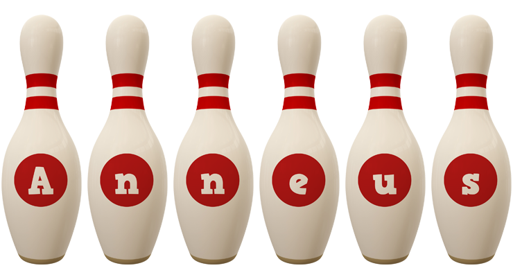 Anneus bowling-pin logo