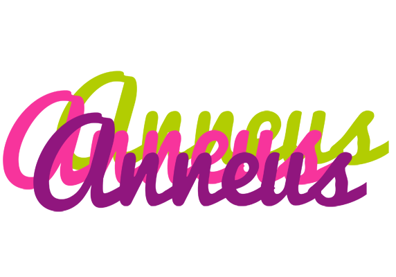 Anneus flowers logo