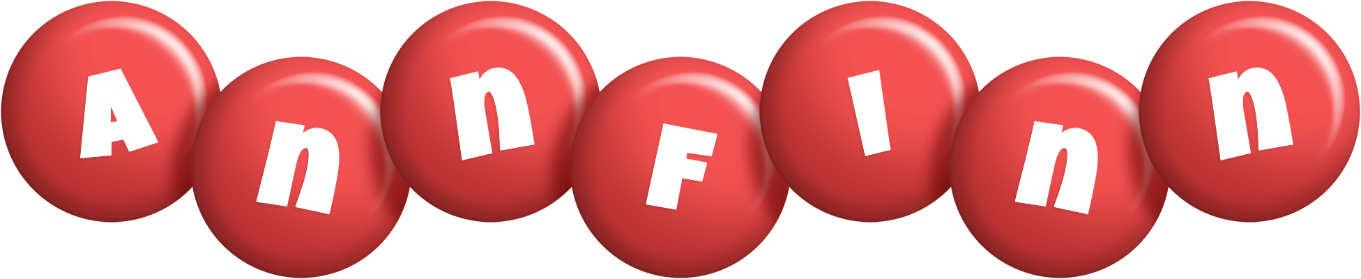 Annfinn candy-red logo